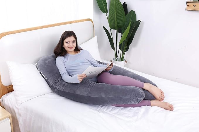 AS AWESLING Pregnancy Pillow, U Shaped Full Body Pillow, Support and Maternity - Image 5