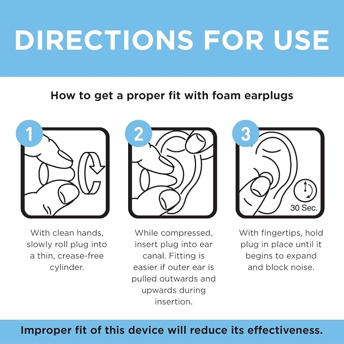 Amazon Basic Care Soft Foam Earplugs - Image 4