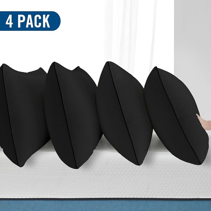 Queen Size Bed Pillows for Sleeping 4 Pack, Luxury Hotel Pillows, Comfortable - Image 2