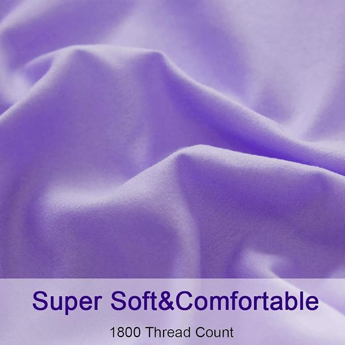 SONORO KATE Bed Sheet Set Super Soft Microfiber 1800 Thread Count Luxury - Image 4