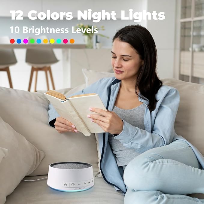 Sound Machine Night Light White Noise Machine - Image 4