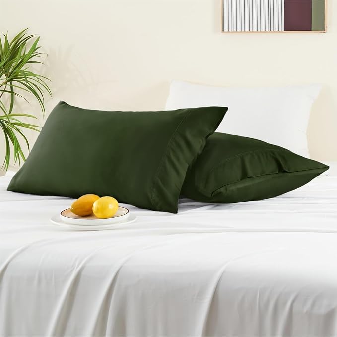BEDELITE King Size Pillow Cases Set of 2, Rayon Derived from Bamboo, Cooling - Image 7