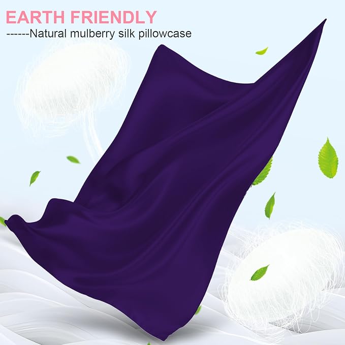 Silk Pillow Cases 2 Pack Queen Size - Image 2