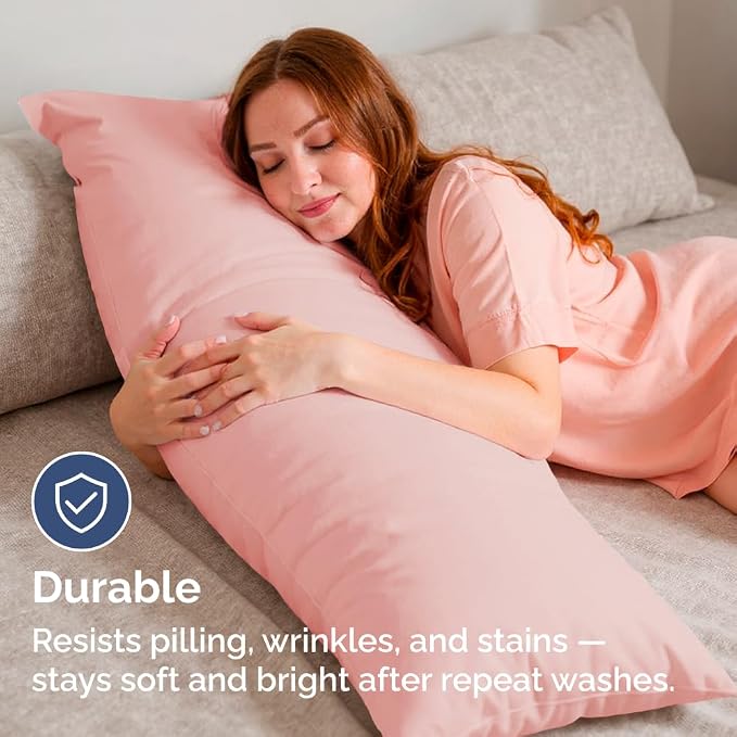 Body Pillowcases Set of 4-20x54 Long Body Pillow Case - Image 4