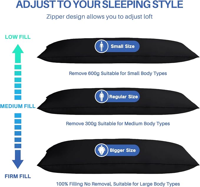 YZ HOME Memory Foam Body Pillow Insert - Image 7