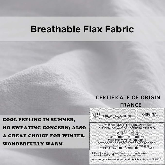 Simple&Opulence 100% French Linen Euro Shams - Image 3