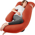 Sasttie Pregnancy Pillows for Sleeping, Jumbo U Shaped Cooling Full Body Pillow by SASTTIE