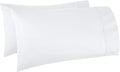 Amazon Basics 400 Thread Count Soft 100% Cotton Pillow Cases, Wrinkle Resistant by AmazonBasics