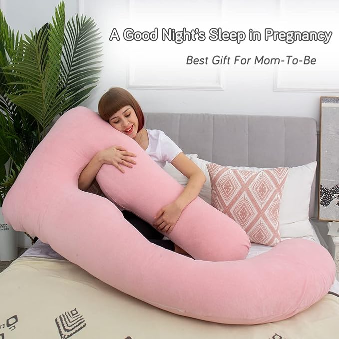 60 Inch Pregnancy Pillows for Sleeping, Extra Large U Shaped Body Pillow - Image 9