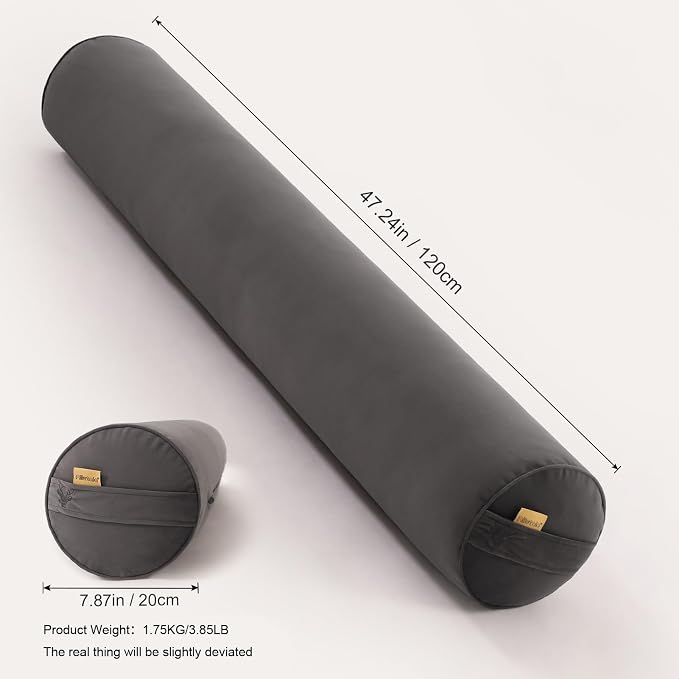 Body Pillow for Adults, Long Round Pillow, Big Cylindrical Pillow, Large Full - Image 2
