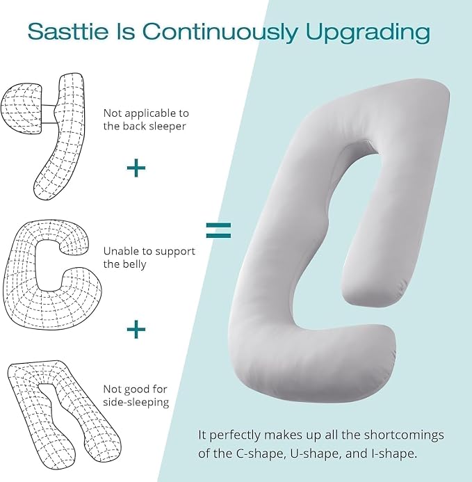 Pregnancy Pillow for Sleeping, new G-Shaped Maternity Pillow - Image 3