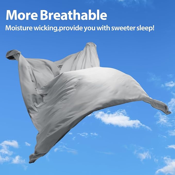 Bamboo Viscose Flat Sheets Only, 400 Thread Count Sateen Weave Cal King Size - Image 5