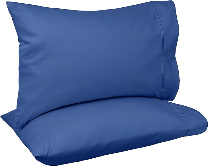 Amazon Basics 400 Thread Count 100% Cotton Pillow Cases, Soft & Breathable by AmazonBasics