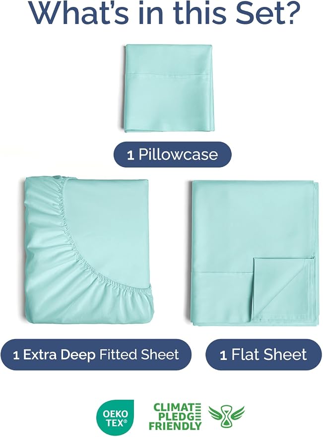 Extra Deep Twin Sheet Set - Image 2