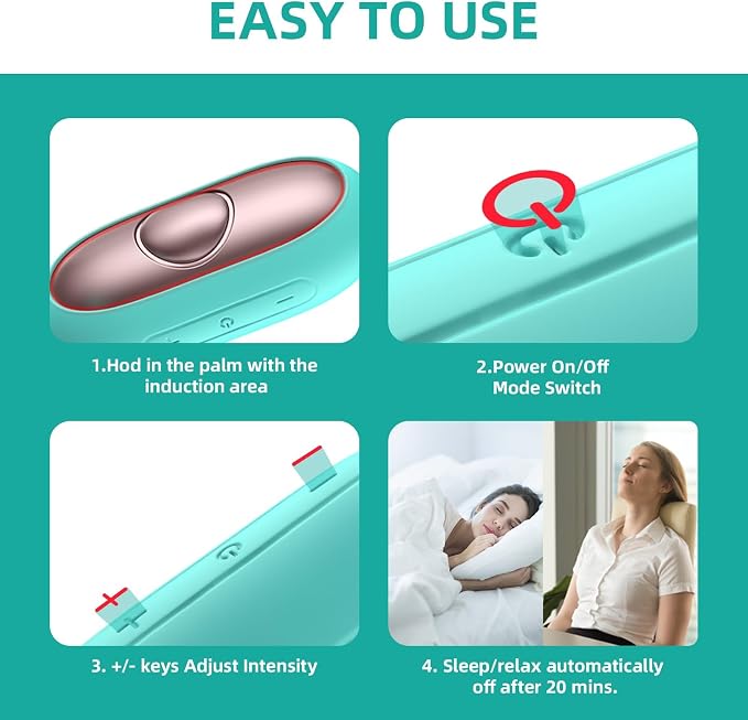 Handheld Relaxation Device – Dual-Mode Gentle Pulse Wellness Tool - Image 4