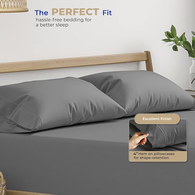 Thread Spread 100% Cotton King Size Pillow Cases Set of 2 - Image 4