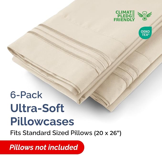 Standard Pillow Cases Set of 6 - Image 2