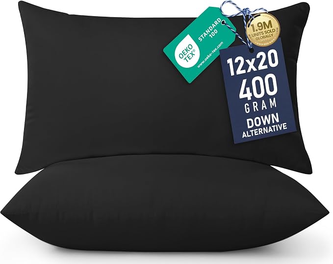 Utopia Bedding 12x20 Pillow Inserts, Sofa & Couch – Soft, Supportive & Fluffy by UTOPIABEDDING