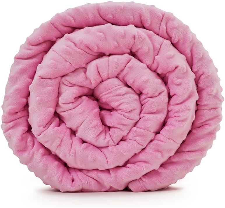 TONGDADA Minky Weighted Blanket | 40''x60'', 10lbs | Cozy and Soft Minky by TONGDADA