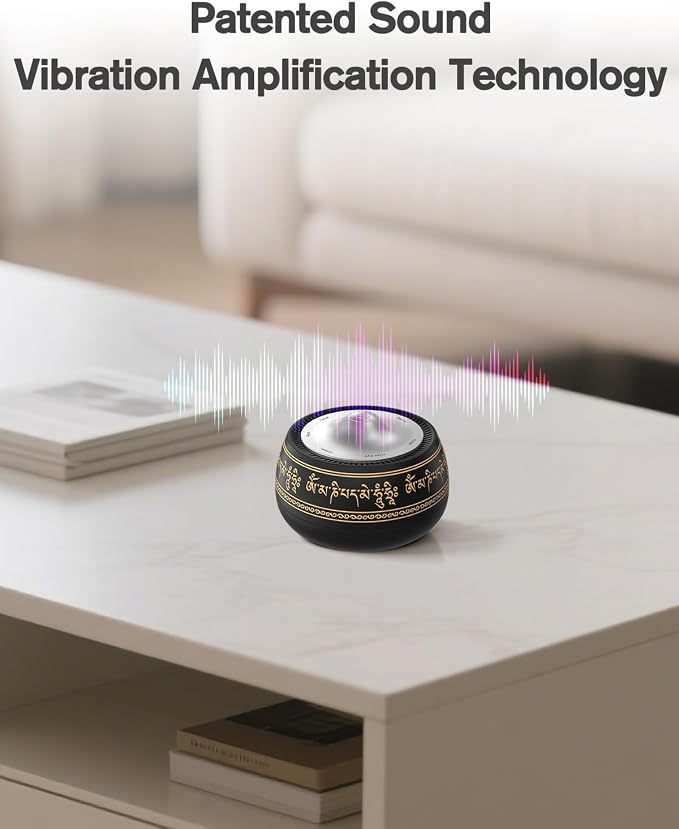 Portable Electronic Tibetan Singing Bowl, 8 Chakra Modes - Image 8