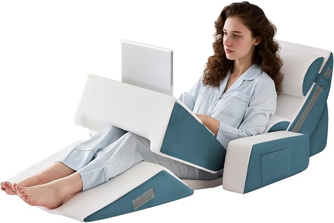 Yojoker 9PCS Orthopedic Bed Wedge Pillow Set by Yojoker