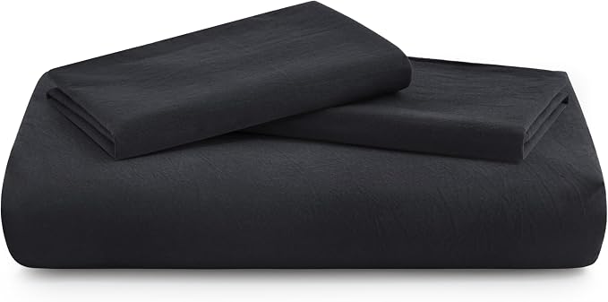 LOVQUE Bedding Duvet Cover Queen Size, 100% Washed Cotton Linen Like Natural - Image 7