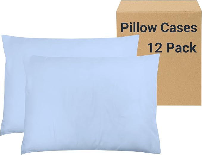 ZPECC Pillow Cases Standard Size Set of 12, 20x26 Envelope Closure Pillowcases by ZPECC-ABrandThatHasBeenFocusedOnBabyProductsFor18Years