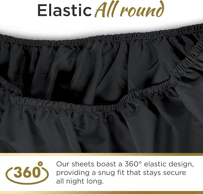 Ultra Soft Microfiber Full XL Fitted Sheets – 1800 Thread Count, Deep 15” Pocket - Image 3