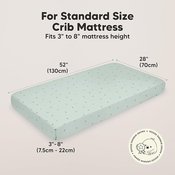 KeaBabies 2-Pack Organic Crib Sheets - Image 2