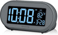 DreamSky Alarm Clocks for Bedrooms, Auto Set Digital Desk Clock for Bedside by DreamSky