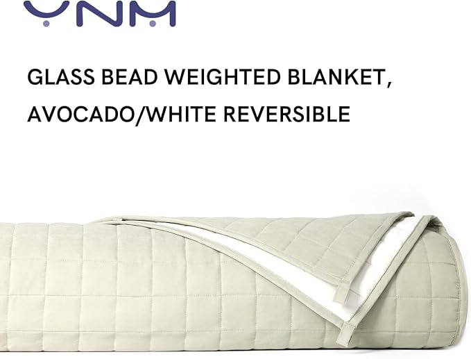 YnM Exclusive 25 lbs Weighted Blanket, Extra Heavy Cotton/Polyester Bed Blanket - Image 2