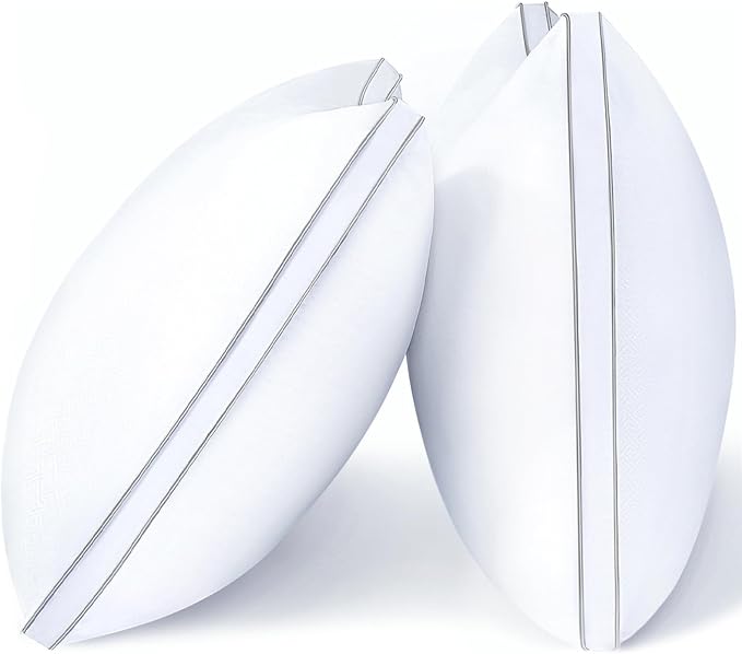 viewstar Pillows Queen Size Set of 2, Hotel Quality, Down Alternative Gusseted by Viewstar