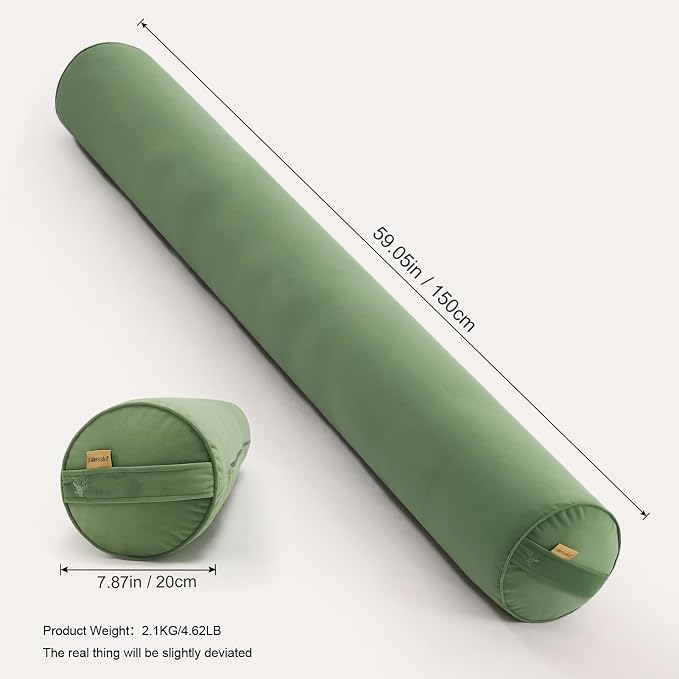 Body Pillow for Adults, Long Round Pillow, Big Cylindrical Pillow, Large Full - Image 2