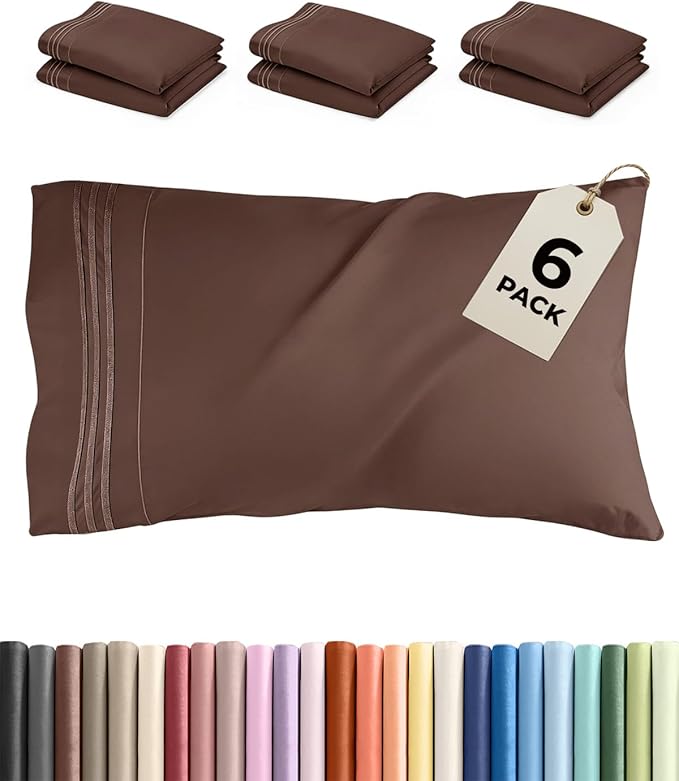 Standard Pillow Cases Set of 6 by CGKUnlimited