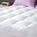 YUGYVOB Queen Size Mattress Topper Extra Thick, and Breathable Mattress Pad by PremiumHomeLinens
