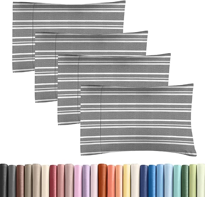 Standard Pillow Cases Set of 4 by CGKUnlimited