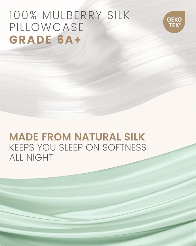 THXSILK 100% Mulberry Silk Pillowcase - Image 2