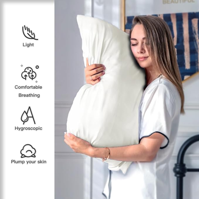 Natural Mulberry Silk Pillowcase - Image 3