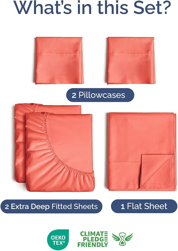 Extra Deep Split King Sheet Set - Image 2