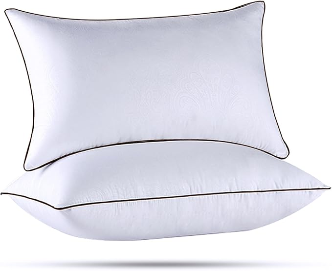 HUXMEYSON Pillows Standard Size Set of 2, Luxury Hotel Bed Pillows Set by HUXMEYSON