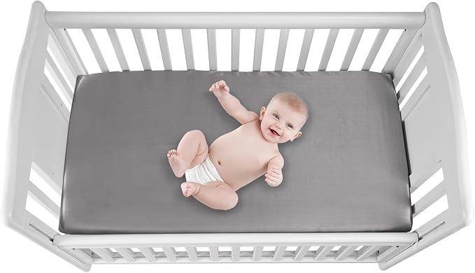 GUNTAIL 2 Pack Silk Crib Sheets - Image 3