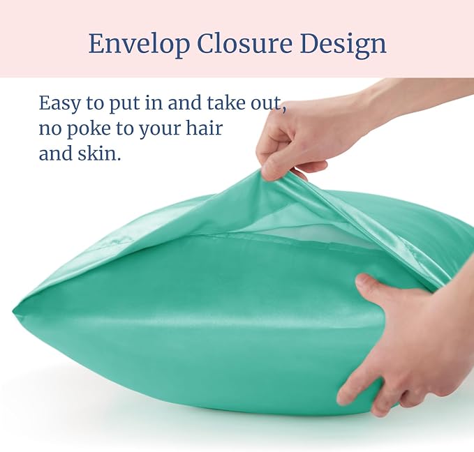 BEDELITE Satin Pillowcase for Hair and Skin, Super Soft and Cooling Similar to - Image 6