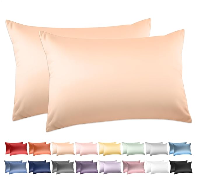 100% Cotton Standard Pillowcases Set of 2, Deep Dream 600 Thread Count Pillow by DeepDream