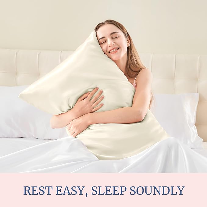 BEDELITE Satin Pillowcase for Hair and Skin, Super Soft and Cooling Similar to - Image 5