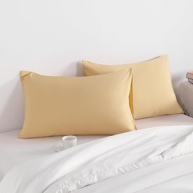 NTBAY King Pillow Cases Set of 2, 2 Pack Brushed Microfiber 20x40 Pillow Cases - Image 2