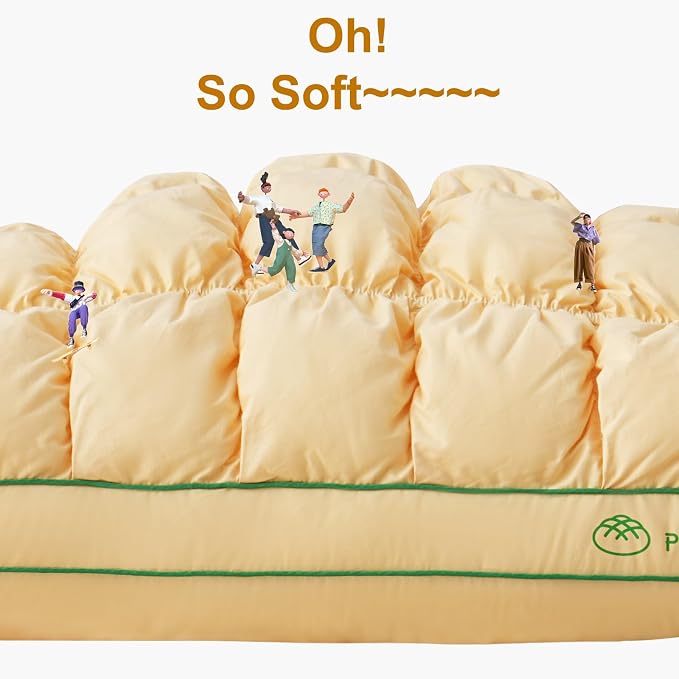 YOUR MOON Fluffy Support Bed Pillow Queen Size, Luxury Hotel Quality Bed Pillows - Image 2