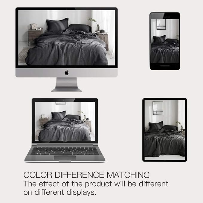 Simple&Opulence 100% Washed Linen Duvet Cover - Image 7