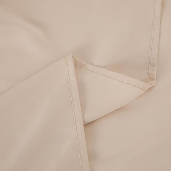 King Flat Sheet Only， 108x102Inch Beige - Image 7