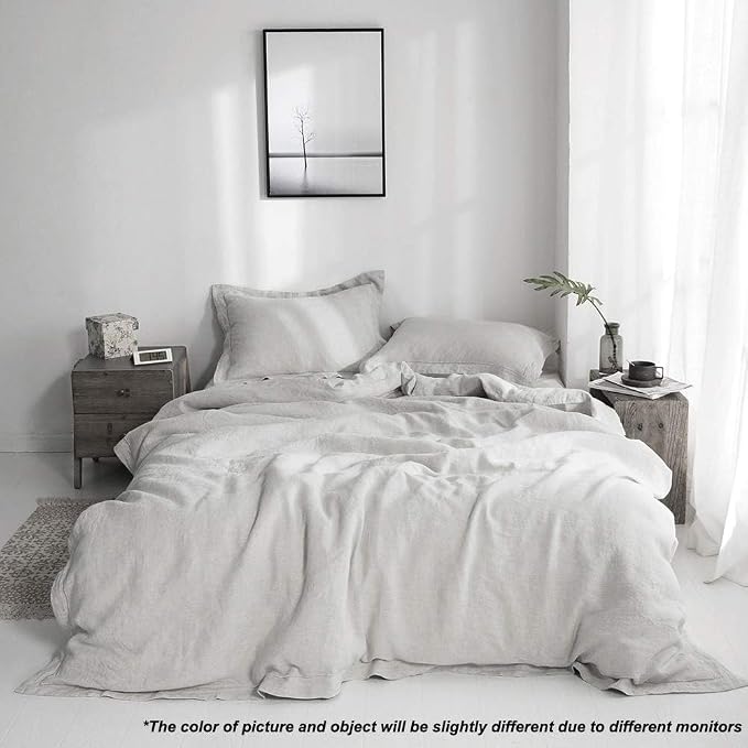 Simple&Opulence 100% Linen Duvet Cover Set - Image 5