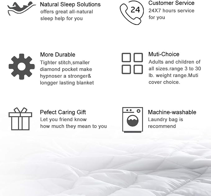 HYPNOSER Weighted Blanket for Kids, Pets | Diamond - Image 6